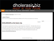 Tablet Screenshot of dholerasir.biz